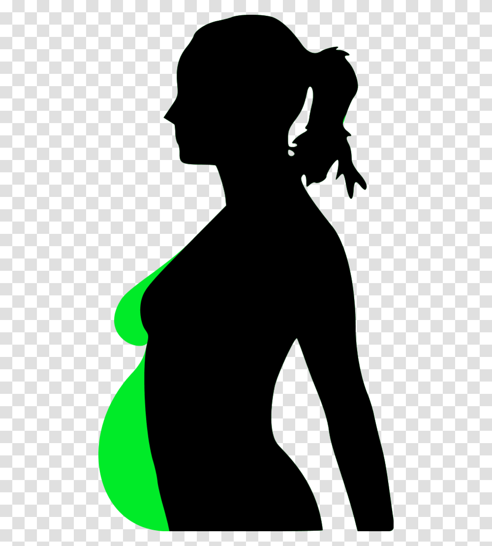 Pregnancy Woman Cartoon Clip Art Pregnant Clip Art, Silhouette, Light, Green Transparent Png