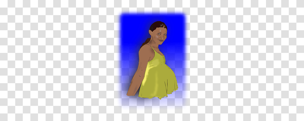 Pregnant Person, Standing, Dress Transparent Png