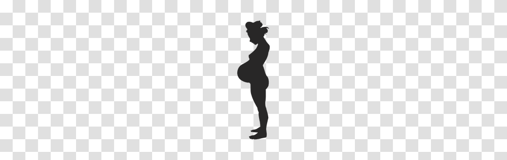 Pregnant Belly Silhouette Clipart Free Clipart, Person, Leisure Activities, Dance, Dance Pose Transparent Png