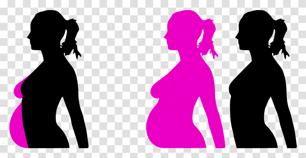 Pregnant Clip Art, Silhouette, Person, Kneeling Transparent Png