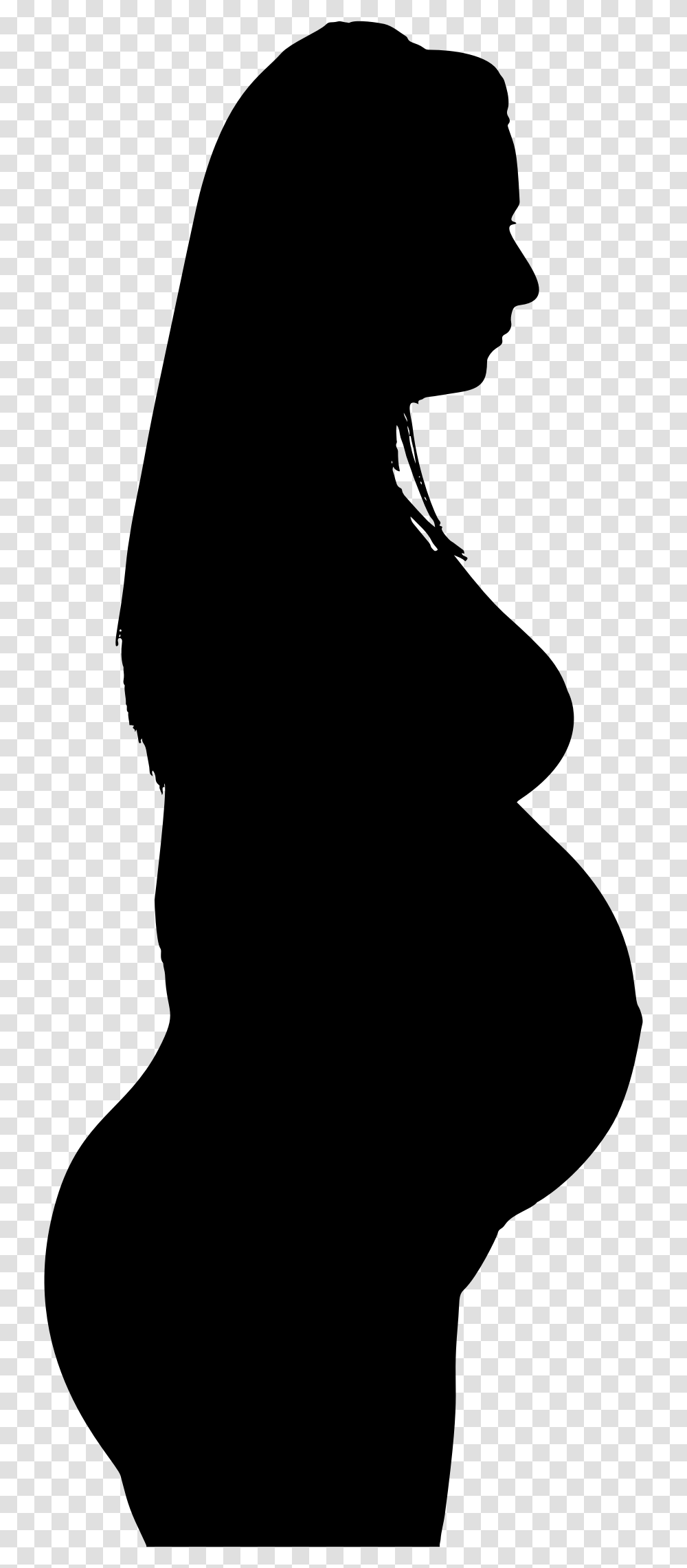 Pregnant Clipart Pregnant Woman No Background, Gray, World Of Warcraft Transparent Png