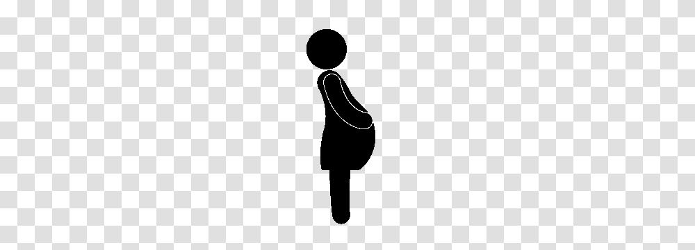 Pregnant Mom Clipart Clip Art Images, Silhouette, Stencil Transparent Png