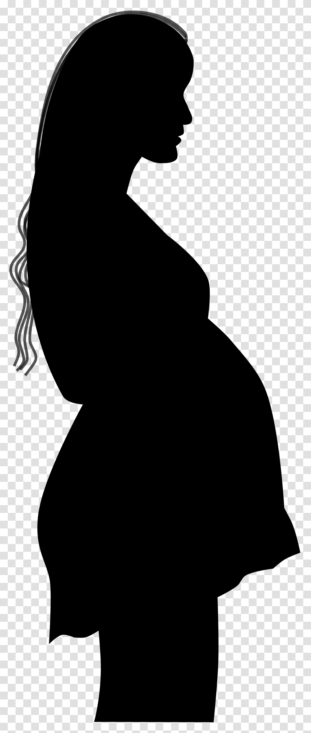 Pregnant Silhouette, Gray, World Of Warcraft Transparent Png