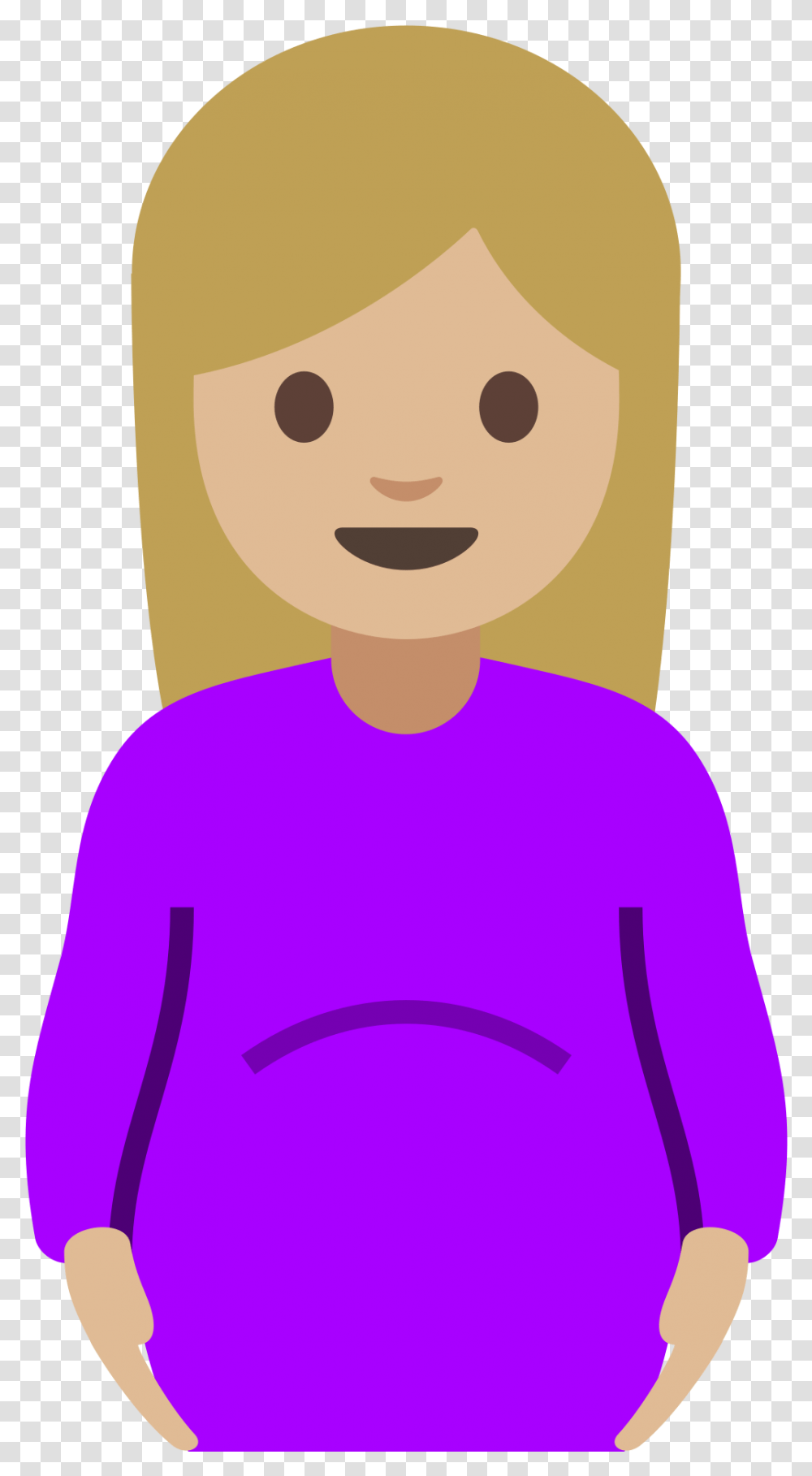 Pregnant Woman Emoji Download Emoji Embarazada, Sleeve, Apparel, Face Transparent Png
