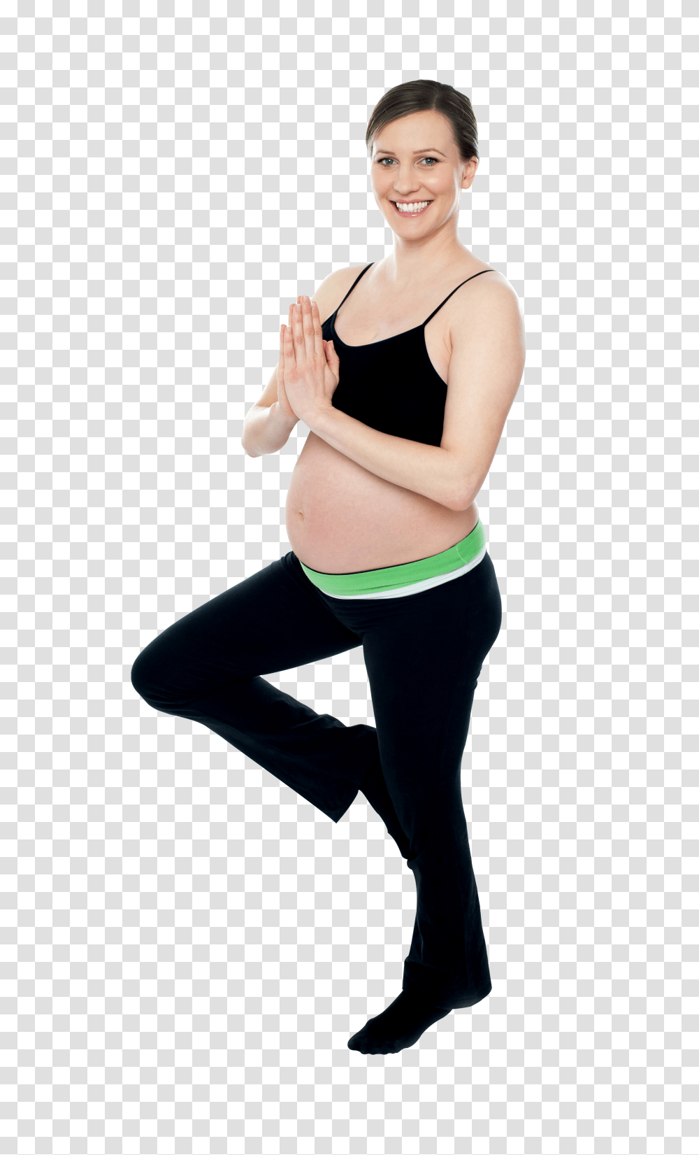 Pregnant Woman Exercise Image, Person, Female, Dance Pose Transparent Png