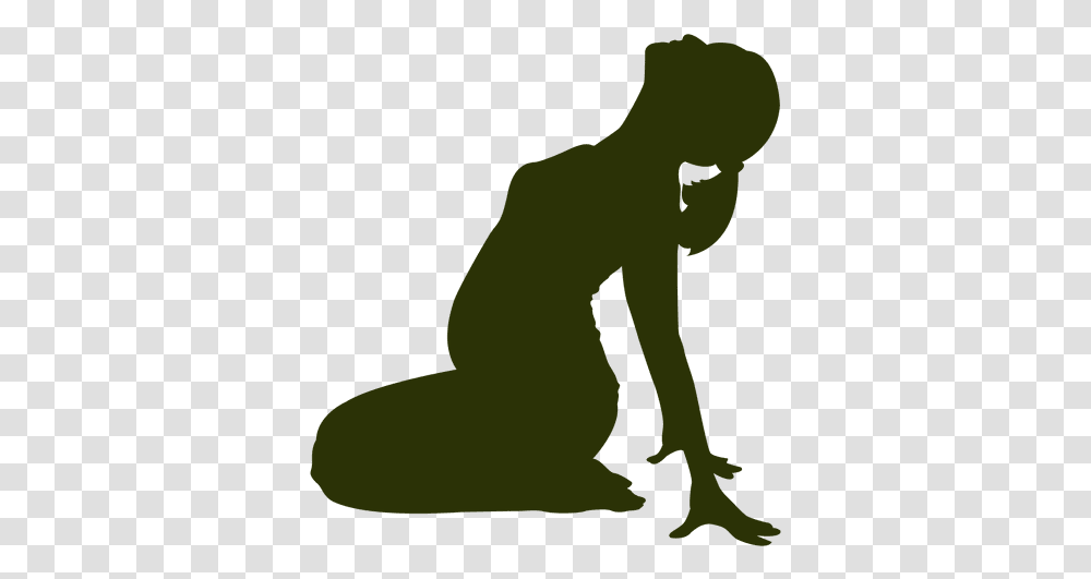 Pregnant Woman Looking Up & Svg Vector File Pregnant Woman Sitting Clip Art, Person, Human, Kneeling, Silhouette Transparent Png