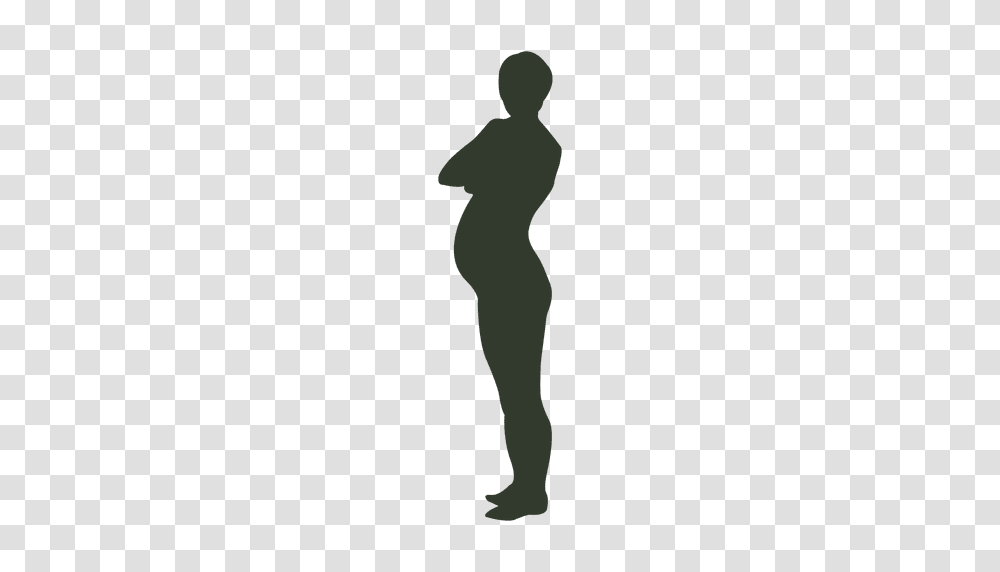 Pregnant Woman Silhouette Crossed Arms, Person, Sleeve, Leisure Activities Transparent Png