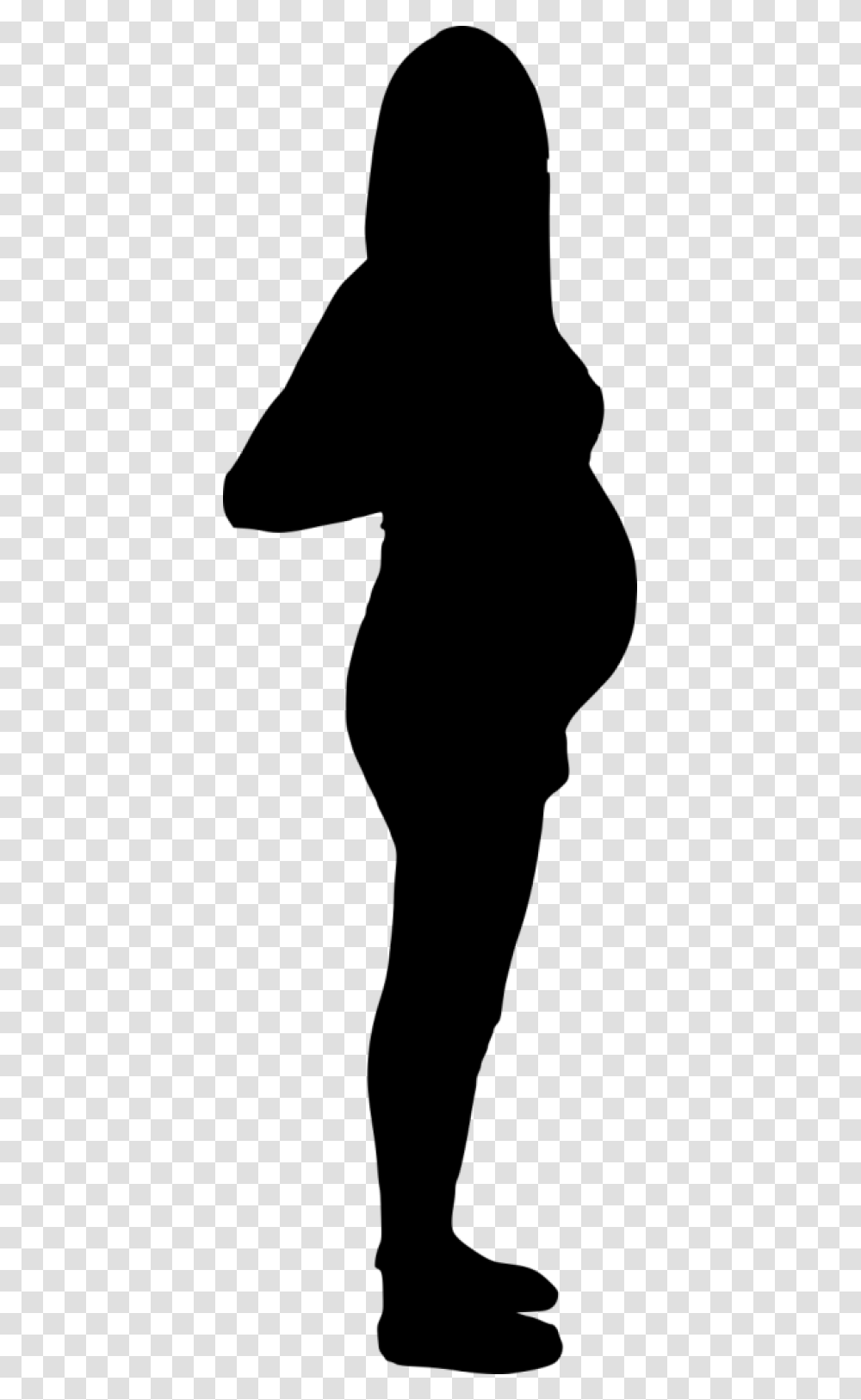 Pregnant Woman Silhouette, Person, Light, Animal, Mammal Transparent Png