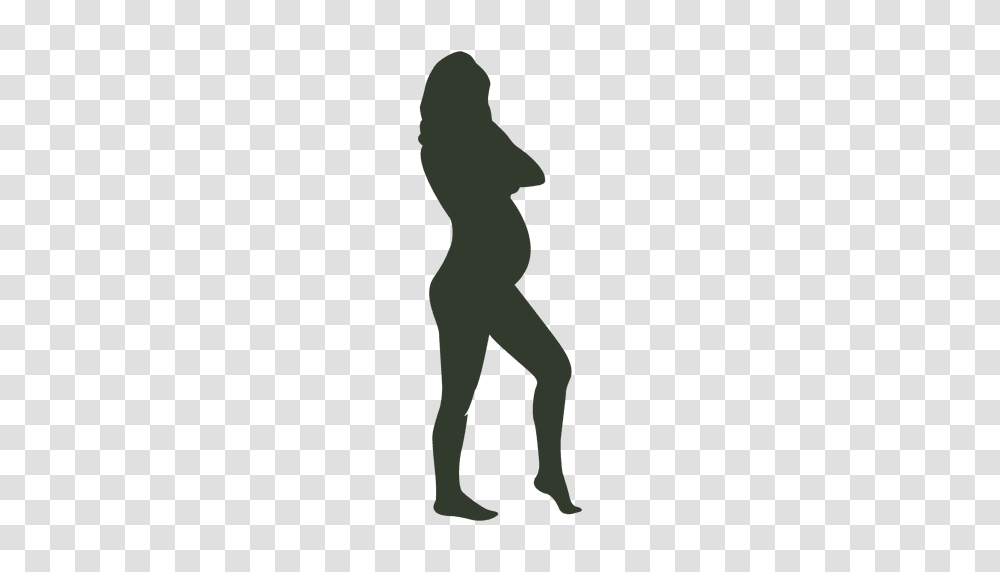 Pregnant Woman Silhouette Standing, Person, Human, Alien, Leisure Activities Transparent Png