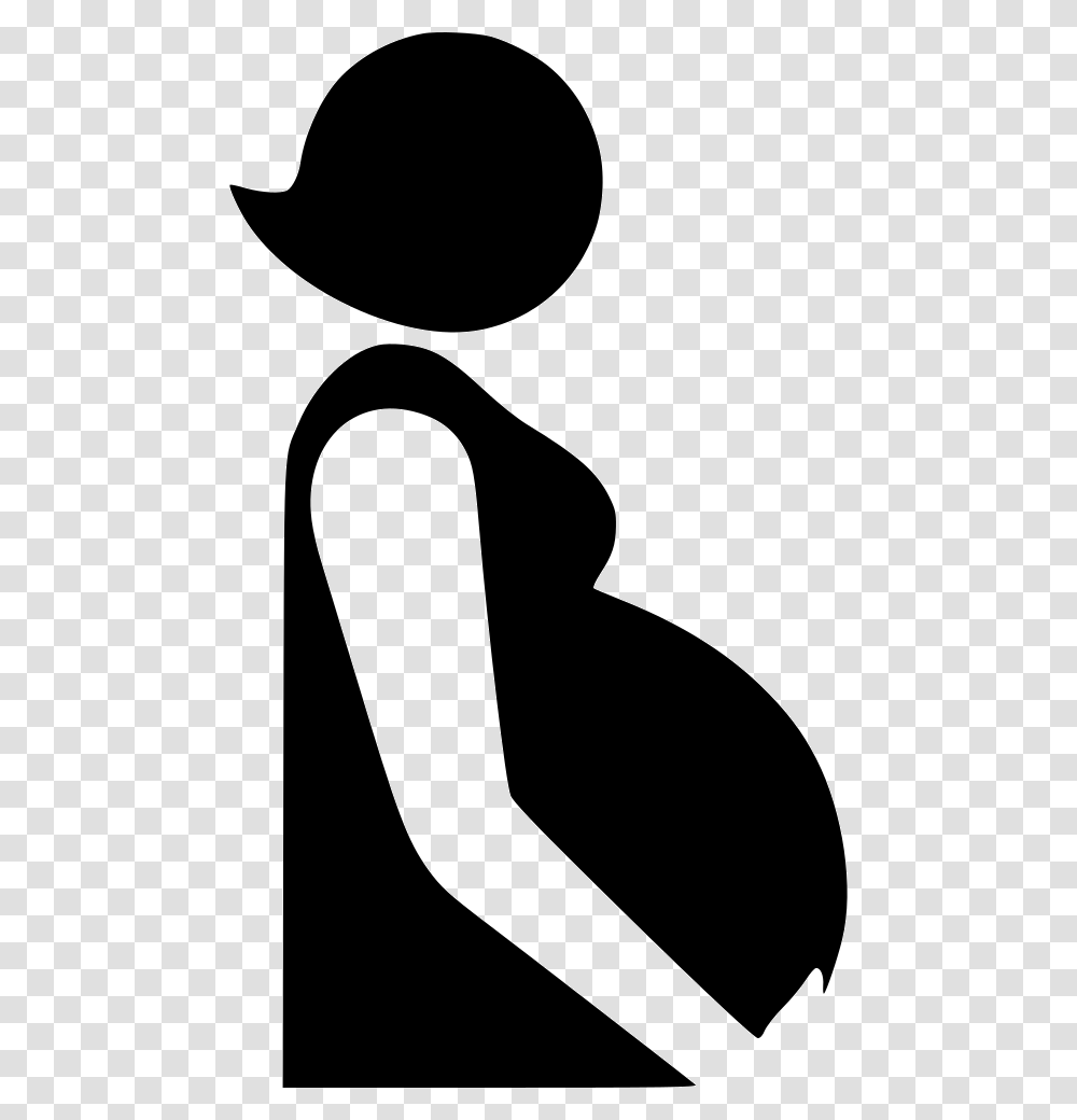 Pregnant Woman Solid Comments Childbirth Clipart, Silhouette, Stencil, Arm Transparent Png