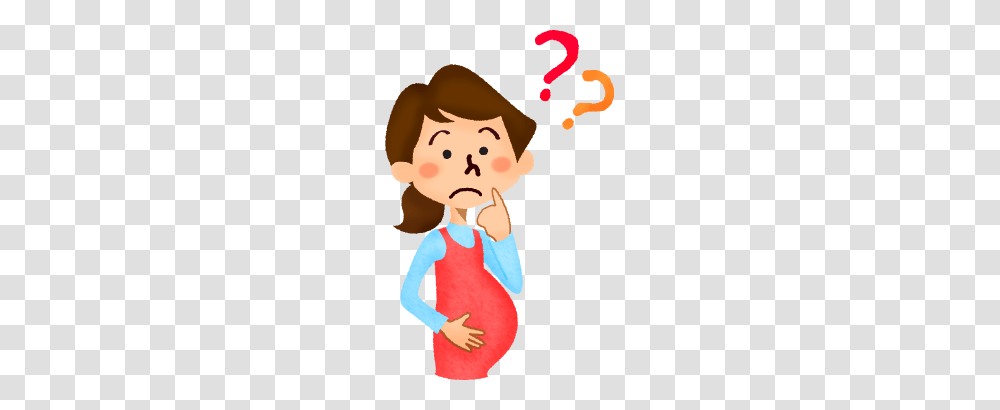 Pregnant Woman Wondering Free Clipart Illustrations, Person, Face, Doll, Toy Transparent Png