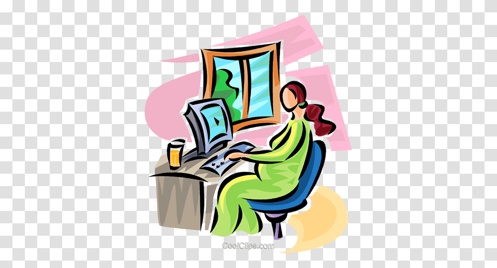 Pregnant Woman Working, Drawing, Painting Transparent Png