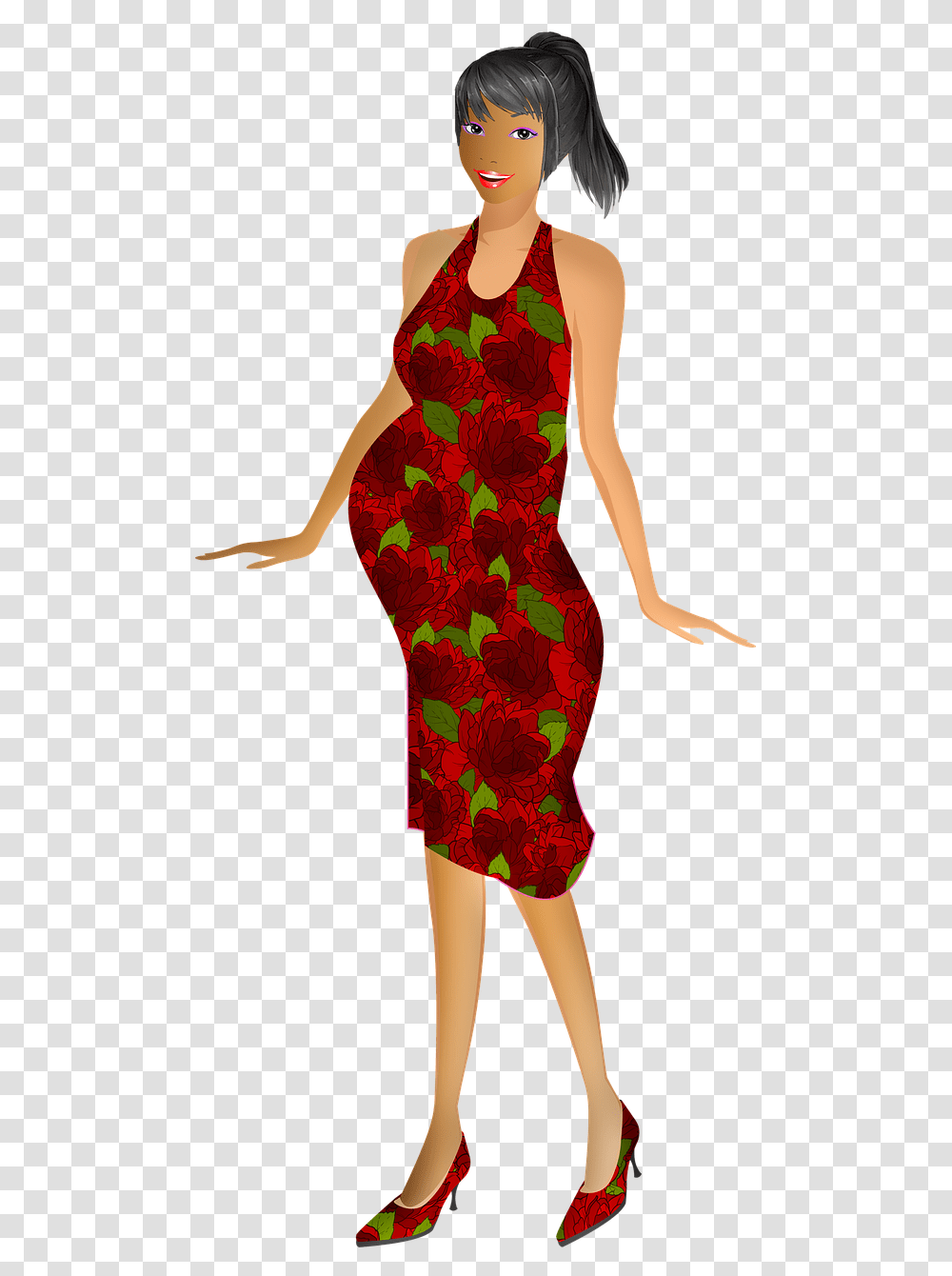 Pregnant Woman Young Pregnancy Free Photo Cocktail Dress, Leisure Activities, Dance Pose, Female Transparent Png