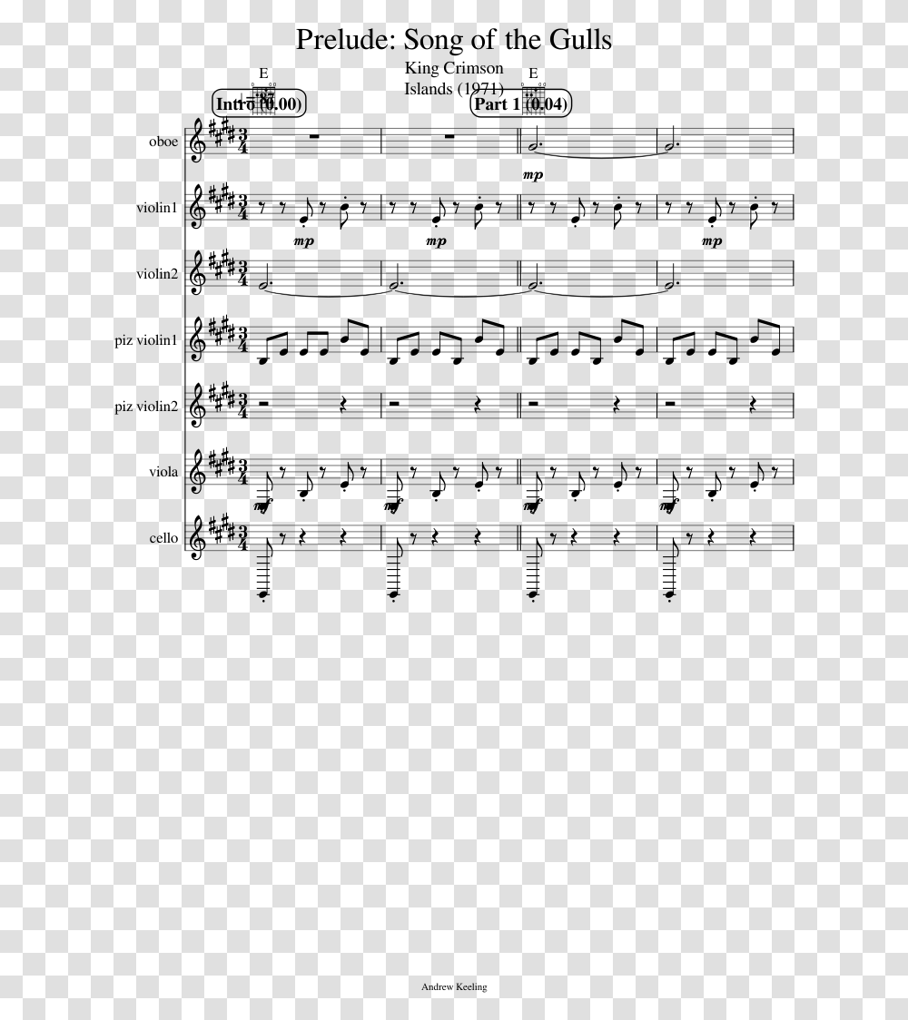 Prelude Song Of The Gulls Slide Image Sims 4 Theme Sheet Music, Gray, World Of Warcraft Transparent Png