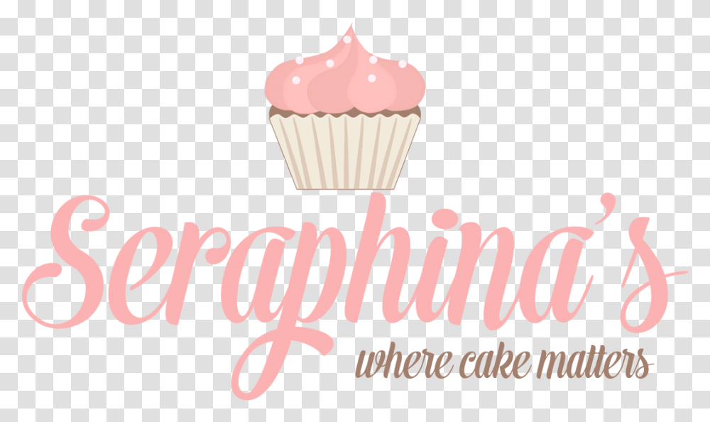 Premade Logo Pink Cupcake Bakery Fresh Lavender Designs Infinity, Cream, Dessert, Food, Creme Transparent Png