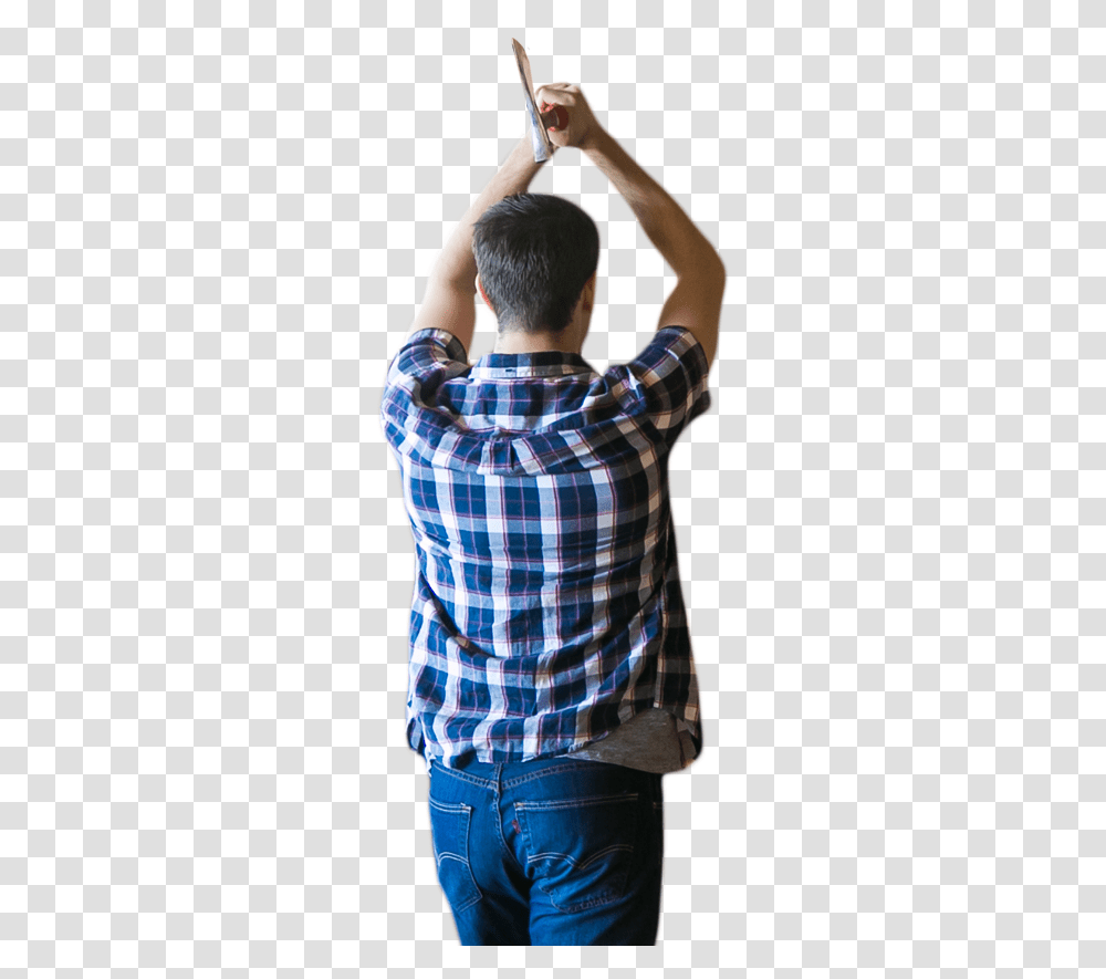 Premier Axe Throwing Lumberjack Smart Casual, Clothing, Shirt, Person, Dress Shirt Transparent Png