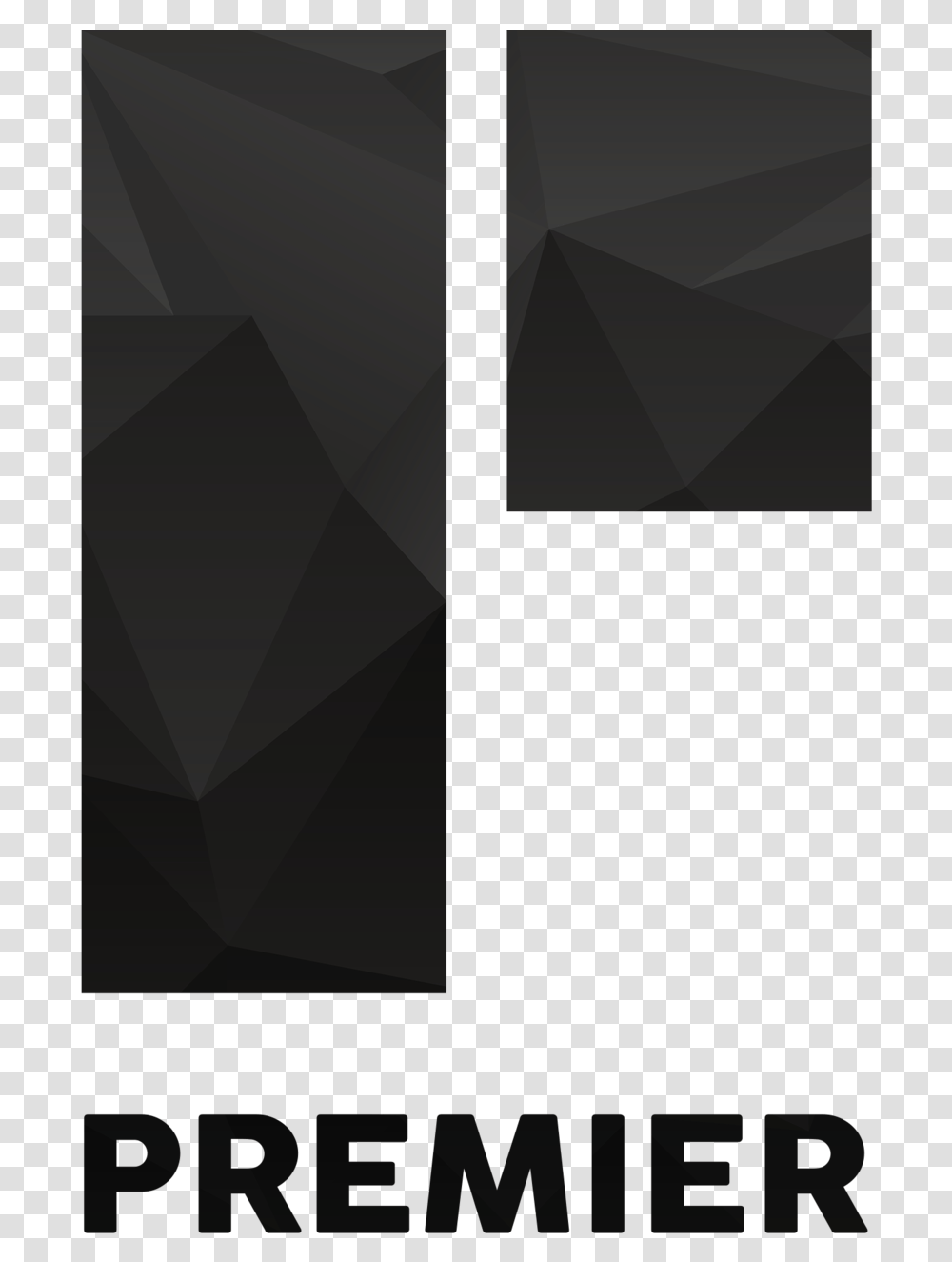 Premier Logo Black Abstract Triangle, Collage, Poster, Advertisement Transparent Png