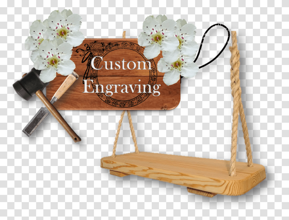 Premier Wood Tree Swing For Just 109 Swing, Furniture, Purse, Plant, Flower Transparent Png