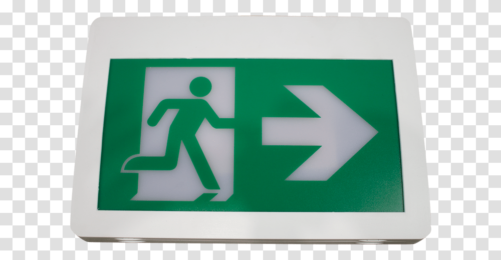Premise Led Self Powered Running Man Exit Sign Plastic Emergency Exit, Road Sign, Stopsign Transparent Png