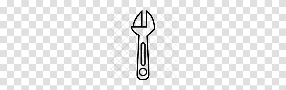 Premium Adjustable Wrench Icon Download, Pattern, Rug, Gray Transparent Png