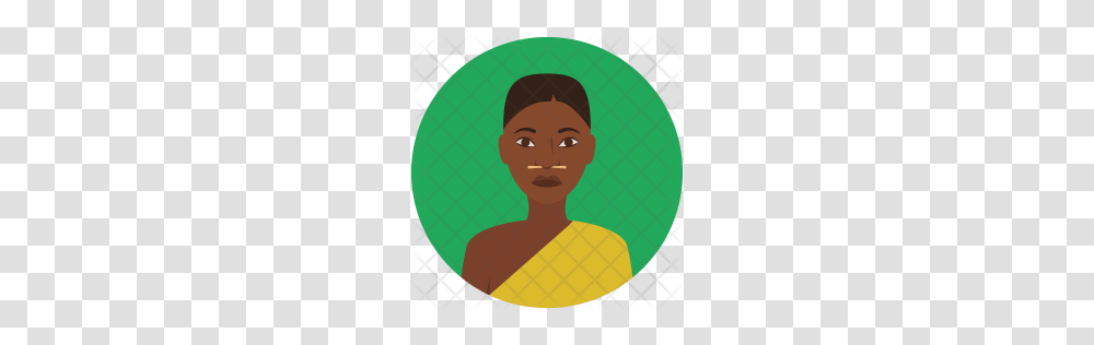 Premium African Icon Download, Face, Head, Plant Transparent Png