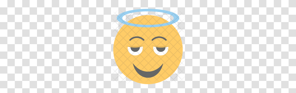 Premium Angel Emoji Icon Download, Rug, Mask, Plant, Alien Transparent Png