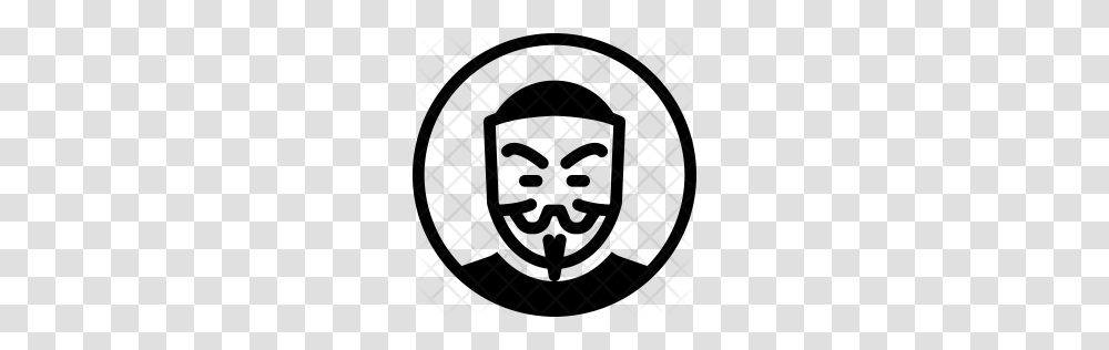 Premium Anonymous Icon Download, Rug, Pattern, Alphabet Transparent Png