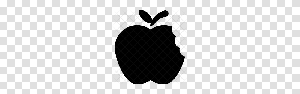 Premium Apple Bite Icon Download, Rug, Pattern, Grille, Texture Transparent Png