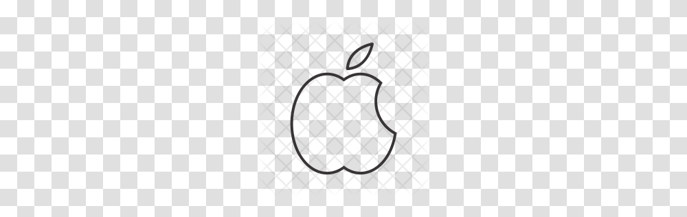 Premium Apple Logo Icon Download, Rug, Pattern Transparent Png