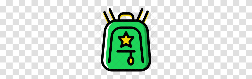 Premium Backpack Icon Download, Star Symbol, First Aid, Recycling Symbol Transparent Png