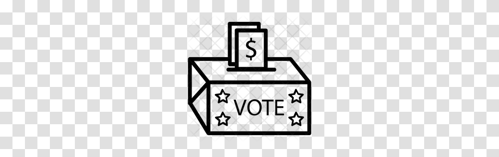 Premium Ballot Box Icon Download, Pattern, Rug Transparent Png