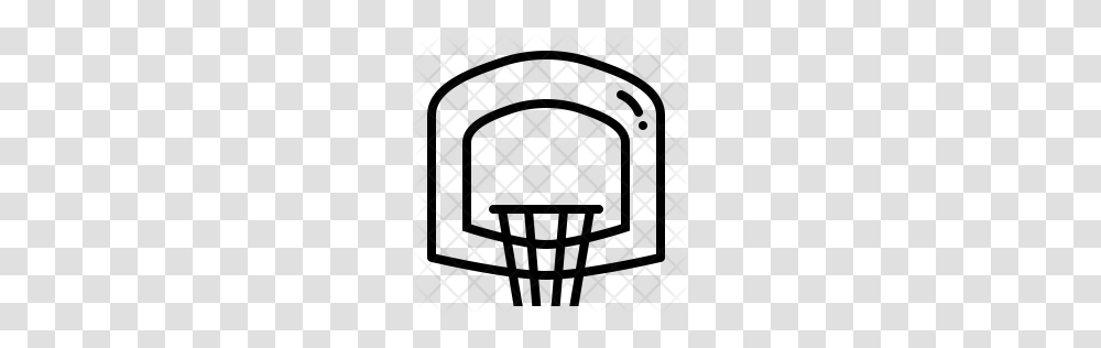 Premium Basketball Hoop Icon Download, Rug, Pattern, Grille, Texture Transparent Png