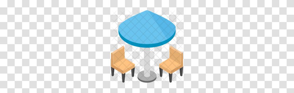 Premium Beach Chairs Icon Download, Furniture, Table, Lamp, Dining Table Transparent Png