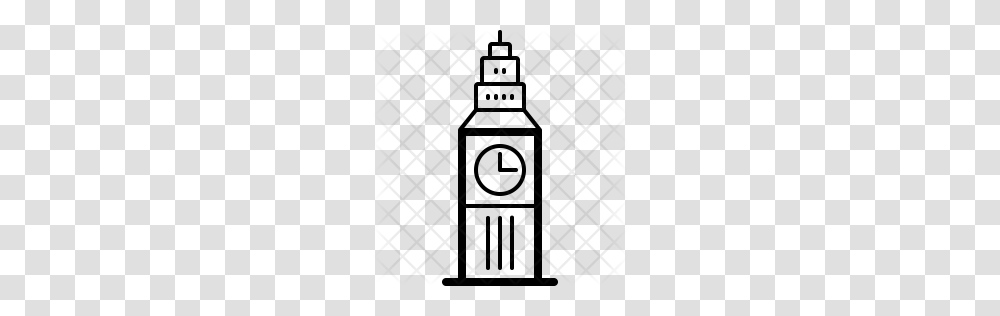 Premium Big Ben Tower Icon Download, Rug, Pattern Transparent Png