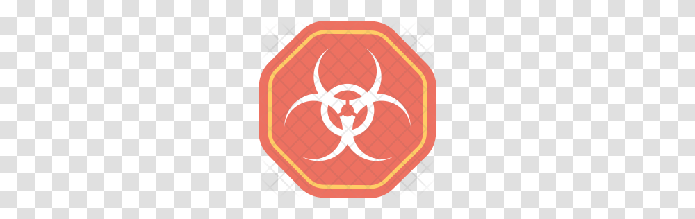 Premium Biological Hazard Icon Download, Food, Rug, Armor, Sweets Transparent Png