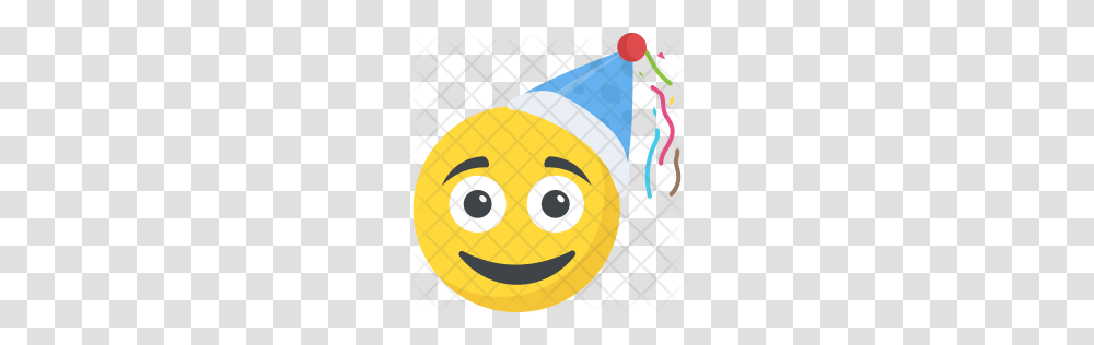 Premium Birthday Emoji Icon Download, Apparel, Party Hat, Balloon Transparent Png