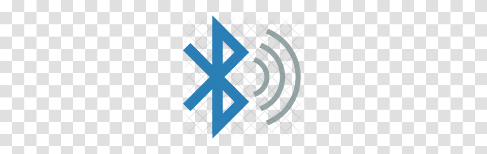 Premium Bluetooth Wave Sync Connect Icon Download, Rug, Pattern Transparent Png