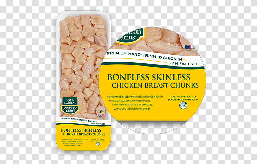 Premium Boneless Skinless Breast Chunks Sanderson Farms Chicken Tenders, Sweets, Food, Plant Transparent Png