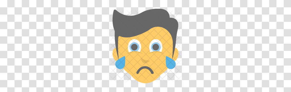 Premium Boy Crying Icon Download, Pillow, Cushion, Hand Transparent Png