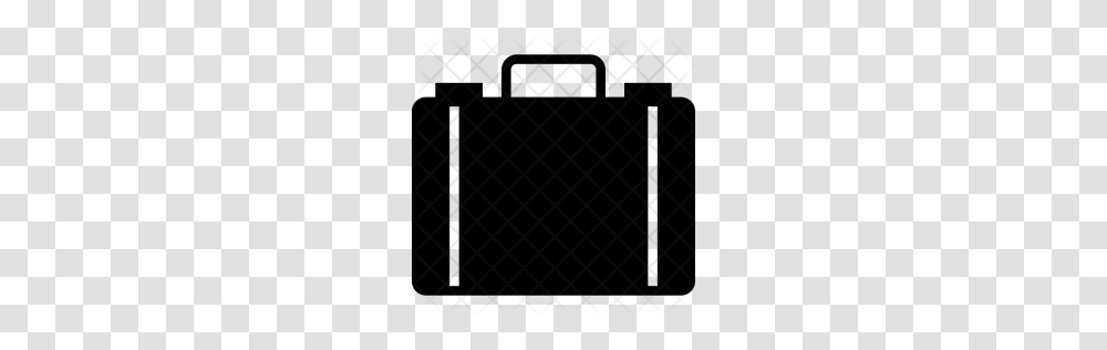 Premium Briefcase Icon Download, Rug, Fence, Silhouette, Pattern Transparent Png