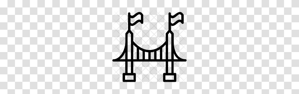 Premium Brooklyn Bridge Icon Download, Pattern, Rug, Grille, Texture Transparent Png