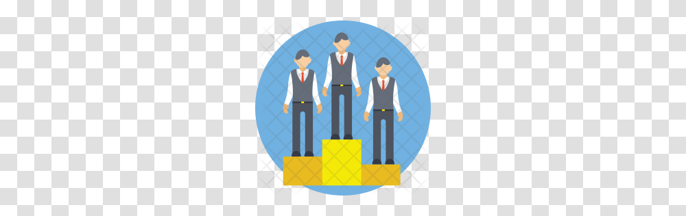 Premium Business Competition Icon Download, Person, Crowd, Parade Transparent Png