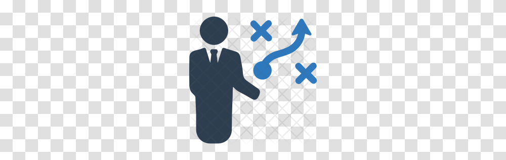 Premium Business Strategy Plan Planning Project Icon Download, Hand, Cross, Security Transparent Png