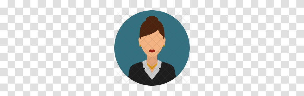 Premium Business Woman Icon Download, Cushion, Face Transparent Png