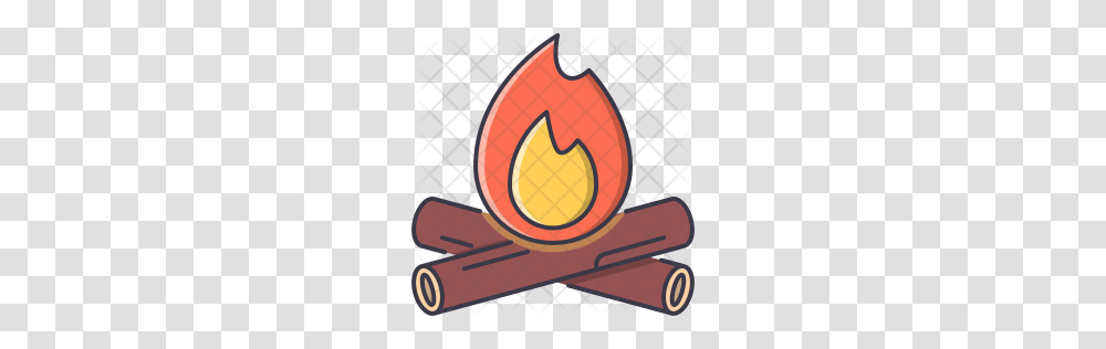 Premium Campfire Icon Download, Light, Torch Transparent Png