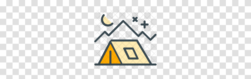 Premium Camping Icon Download, Triangle, Rug Transparent Png