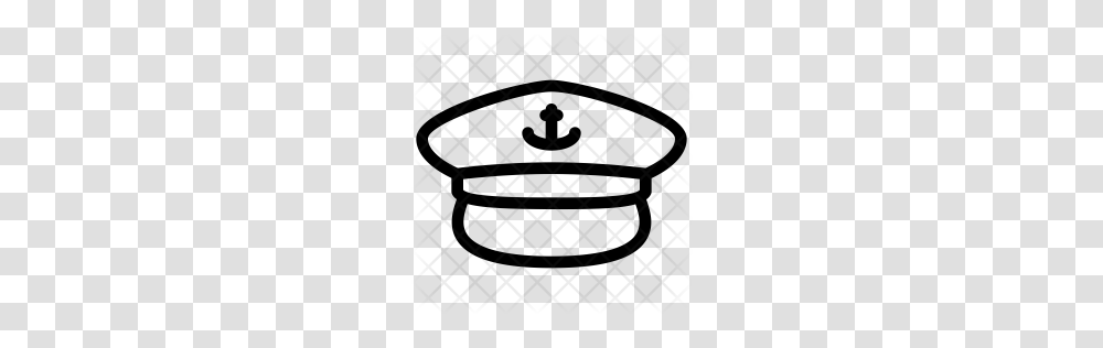 Premium Captain Hat Icon Download, Rug, Pattern, Texture Transparent Png