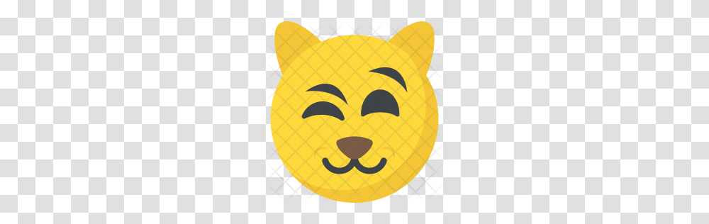Premium Cat Emoji Icon Download, Pillow, Cushion, Rug, Peeps Transparent Png