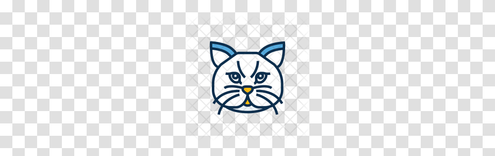 Premium Cat Head Icon Download, Cushion, Pillow, Logo Transparent Png