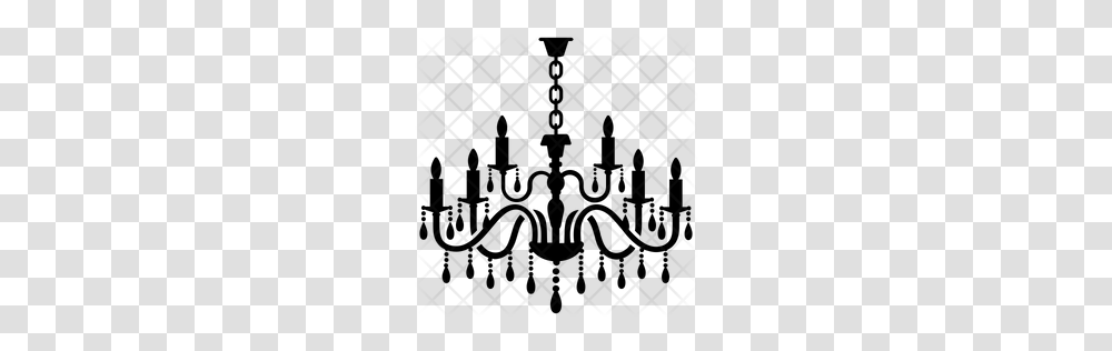 Premium Chandelier Icon Download, Pattern, Rug, Texture, Gray Transparent Png